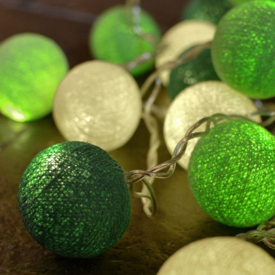 Ambient Balls - 10 Lamps<br />Green Tones