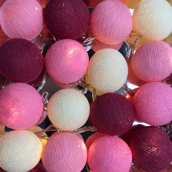 Ambient Balls - 10 Lamps<br />Pink Tones Ambient Balls - 10 Lamps<br />Pink Tones