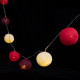 Ambient Balls - 10 Lamps<br />Red Tones Ambient Balls - 10 Lamps<br />Red Tones