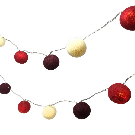 Ambient Balls - 10 Lamps<br />Red Tones Ambient Balls - 10 Lamps<br />Red Tones