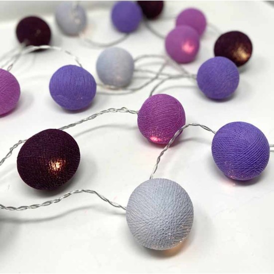 Ambient Balls - 10 Lamps<br />Purple Chrome Ambient Balls - 10 Lamps<br />Purple Chrome