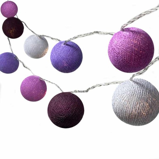 Ambient Balls - 10 Lamps<br />Purple Chrome Ambient Balls - 10 Lamps<br />Purple Chrome