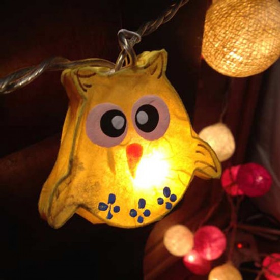 Hooty Owls - 20 Lamps<br />Rainbow Colours Hooty Owls - 20 Lamps<br />Rainbow Colours